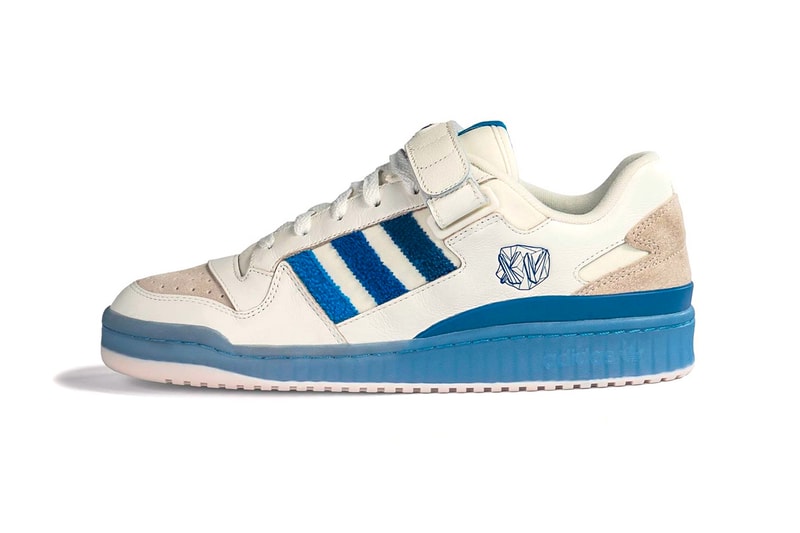 SneakersBR Celebrates 15th Anniversary With Collaborative adidas Forum Low “Cristal” sneakers blue white tan suede leather