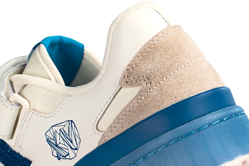 SneakersBR Celebrates 15th Anniversary With Collaborative adidas Forum Low “Cristal” sneakers blue white tan suede leather