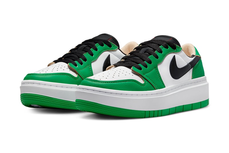 Air Jordan 1 Low Elevate Gets Hit With a “Lucky Green” Getup