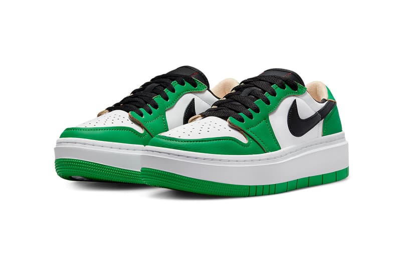 air jordan 1 low elevate lucky green DQ8394 301 release date info store list buying guide photos price 