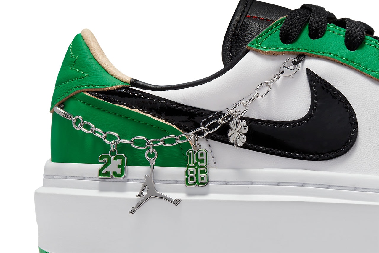 The Air Jordan 1 Low MM 'Lucky Green' is like a Bottega bag in sneaker form