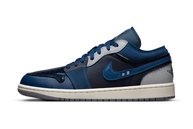"Navy" Joins the Air Jordan 1 Low "Inside Out" Series