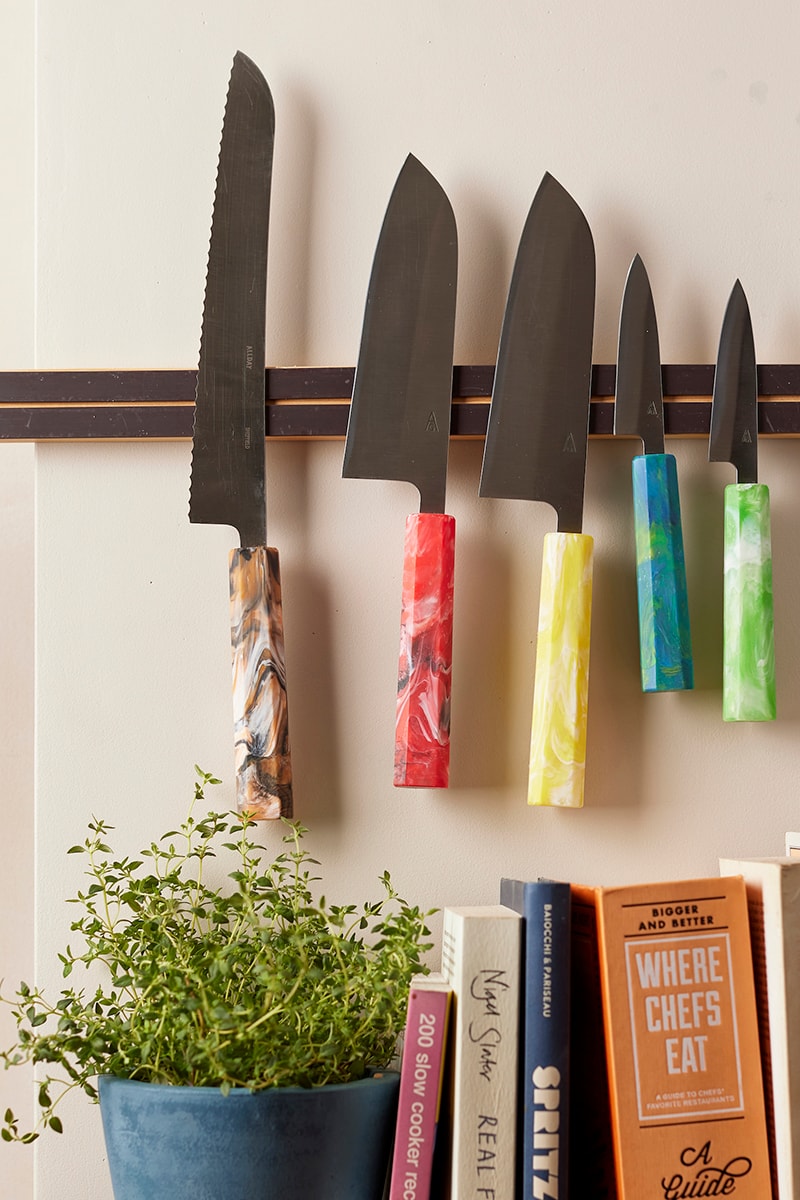 Allday Goods Launches Kitchen Knives Made From Recycled Materials 