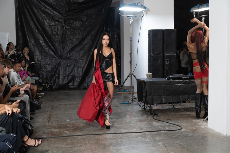 anna bolina downtown donatella dj hardcore club music rave dolls evening wear strong sexy dresses new york fashion week nyfw ss23 spring/summer 2023