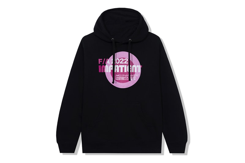 ANTI SOCIAL SOCIAL CLUB Fall 2022 IMPATIENT Collection Full Look Release Info Date Buy Price 