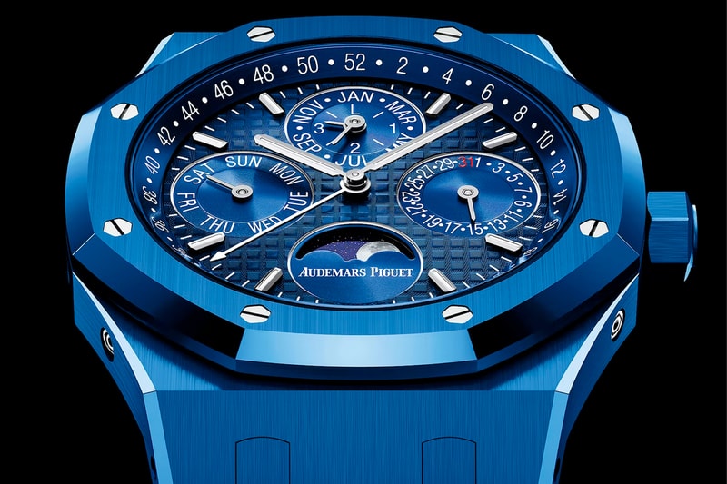 Audemars Piguet Royal Oak Perpetual Calendar Blue Ceramic ref. 26579CS.OO.1225CS.01 Info Date Buy Price Quantieme 