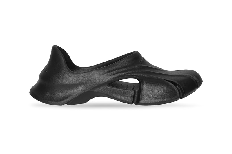 Balenciaga mold closed rubber clog release slides summer sandals 