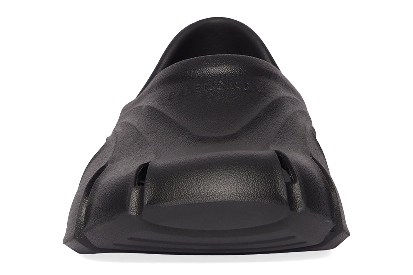 Balenciaga mold closed rubber clog release slides summer sandals 