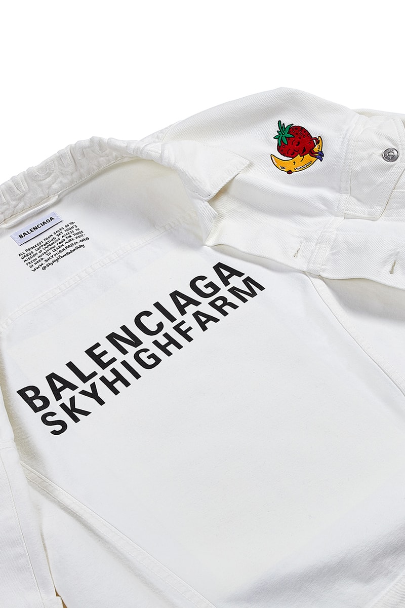 balenciaga sky high farm dover street market ryan mcginley charity shirt jacket archival release date info photos price store list buying guide