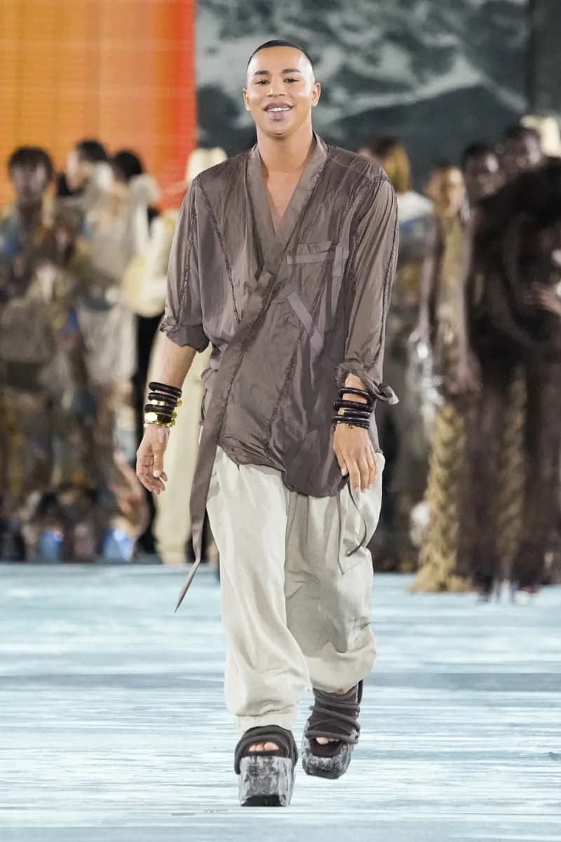 Balmain Festival Spring Summer 2023 SS23 Runway Olivier Rousteing PFW Paris Fashion Week Interview Exclusive BTS Behind the Scenes