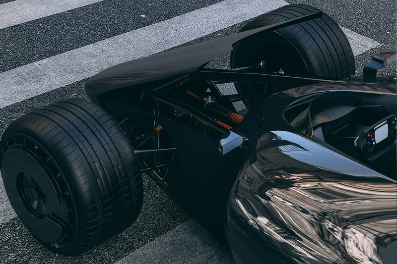 Bandit9 Monaco electric race car evs carbon fiber racing tesla electric cars 