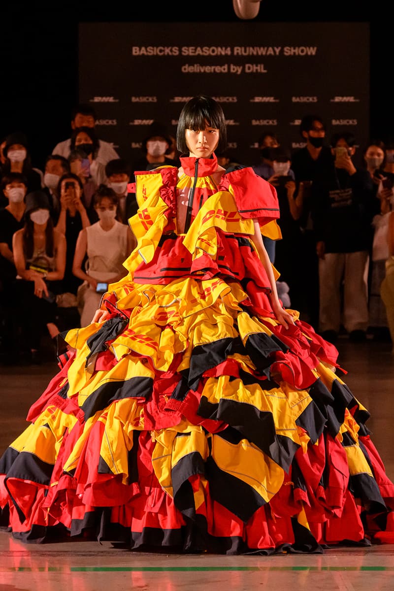 BASICKS DHL runway show tokyo fashion week rakuten 2023 spring summer