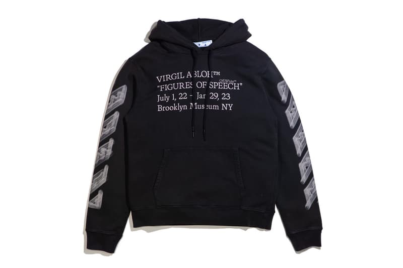 brooklyn museum off white figures of speech church and state virgil abloh collection bag jacket hoodie t shirt official release date info photos price store list buying guide