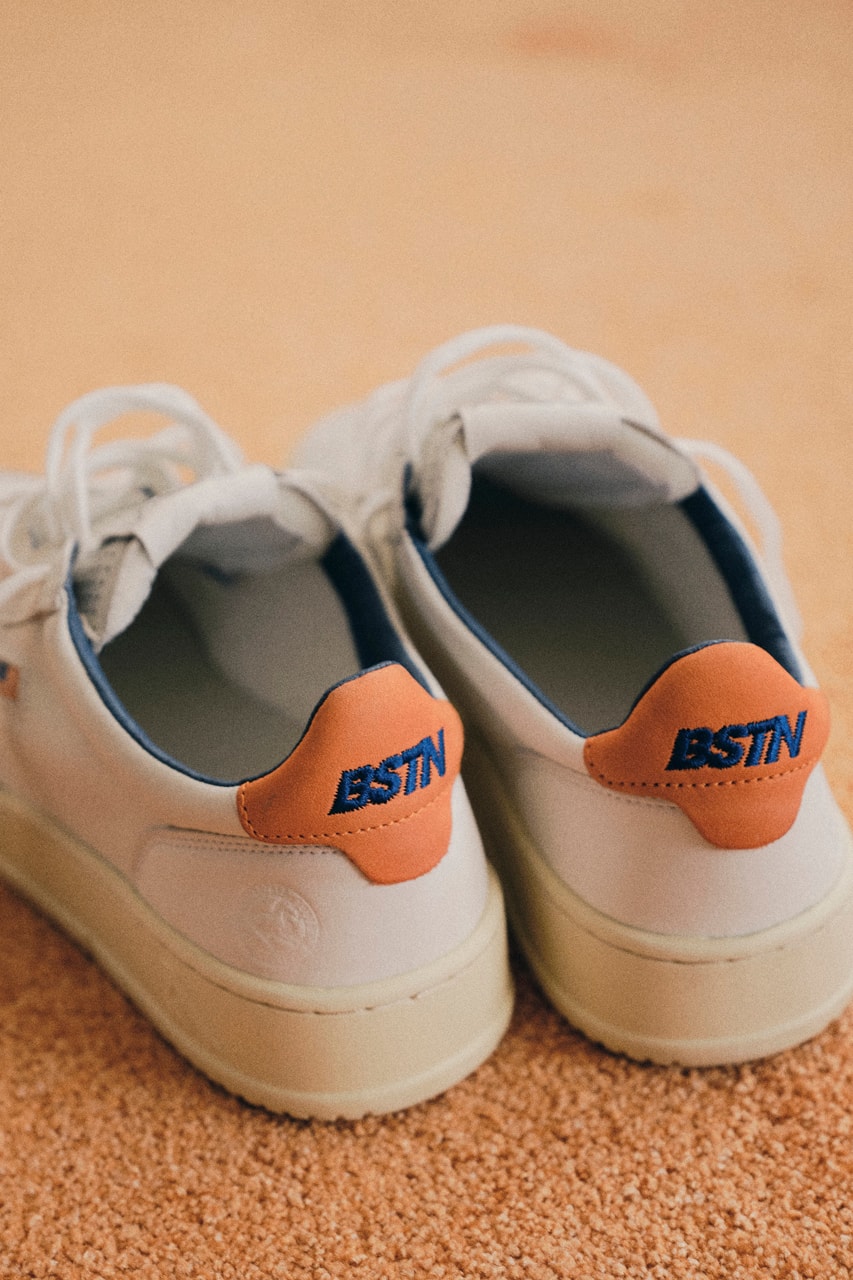 BSTN x Autry Action Shoes 01 Low White Orange Collaboration Release Information Sneaker Shoe Footwear Trainer