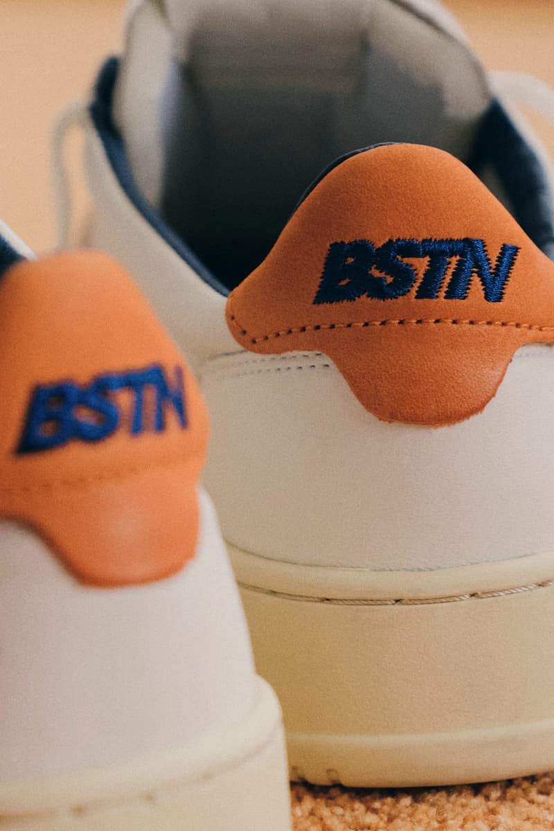 BSTN x Autry Action Shoes 01 Low White Orange Collaboration Release Information Sneaker Shoe Footwear Trainer