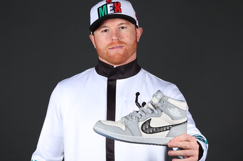 canelo alvarez dior air jordan 1 high sole mates interview hypebeast ggg fight 