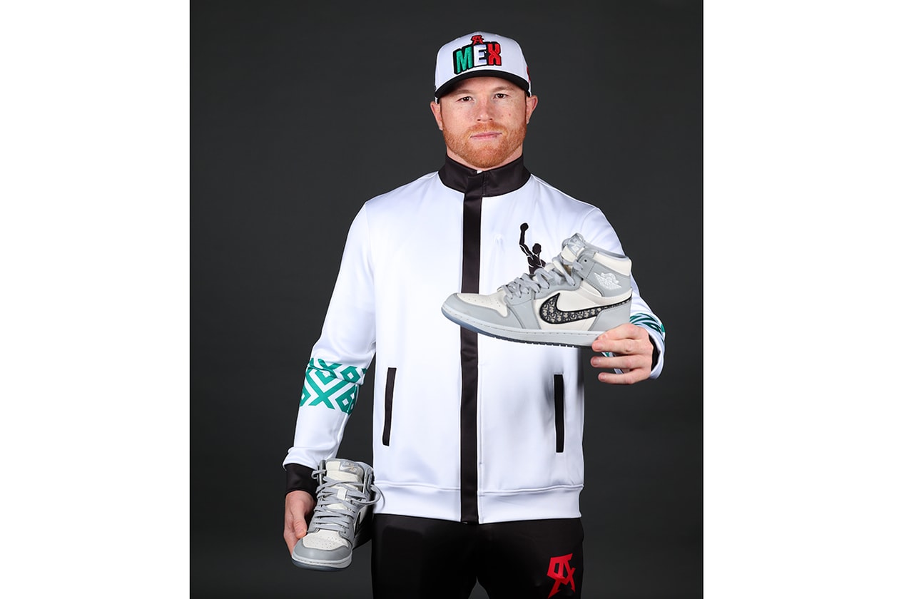 canelo alvarez dior air jordan 1 high sole mates interview hypebeast ggg fight 