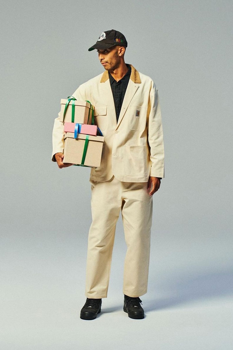 Kunichi Nomura carhartt wip kunichi nomura suit jacket black purple off white madsaki verdy sasamoto lono brazil III okamoto reiji sho takahashi lookbook info