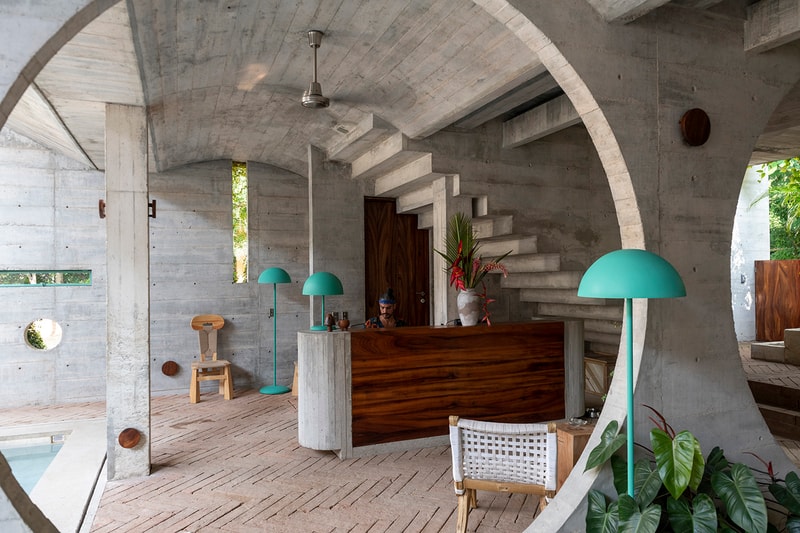 A Vaulted Infinity Pool Runs Throughout the "Casa To" Hotel in Mexico Ludwig Godefroy