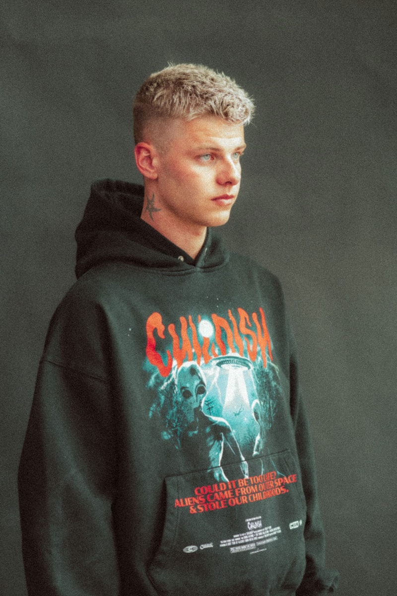 Childish Hoodie Halloween Jay Swingler Romell Henry TGF YouTube KSI Callux Sidemen Fashion Birmingham Style UFO Alien Story