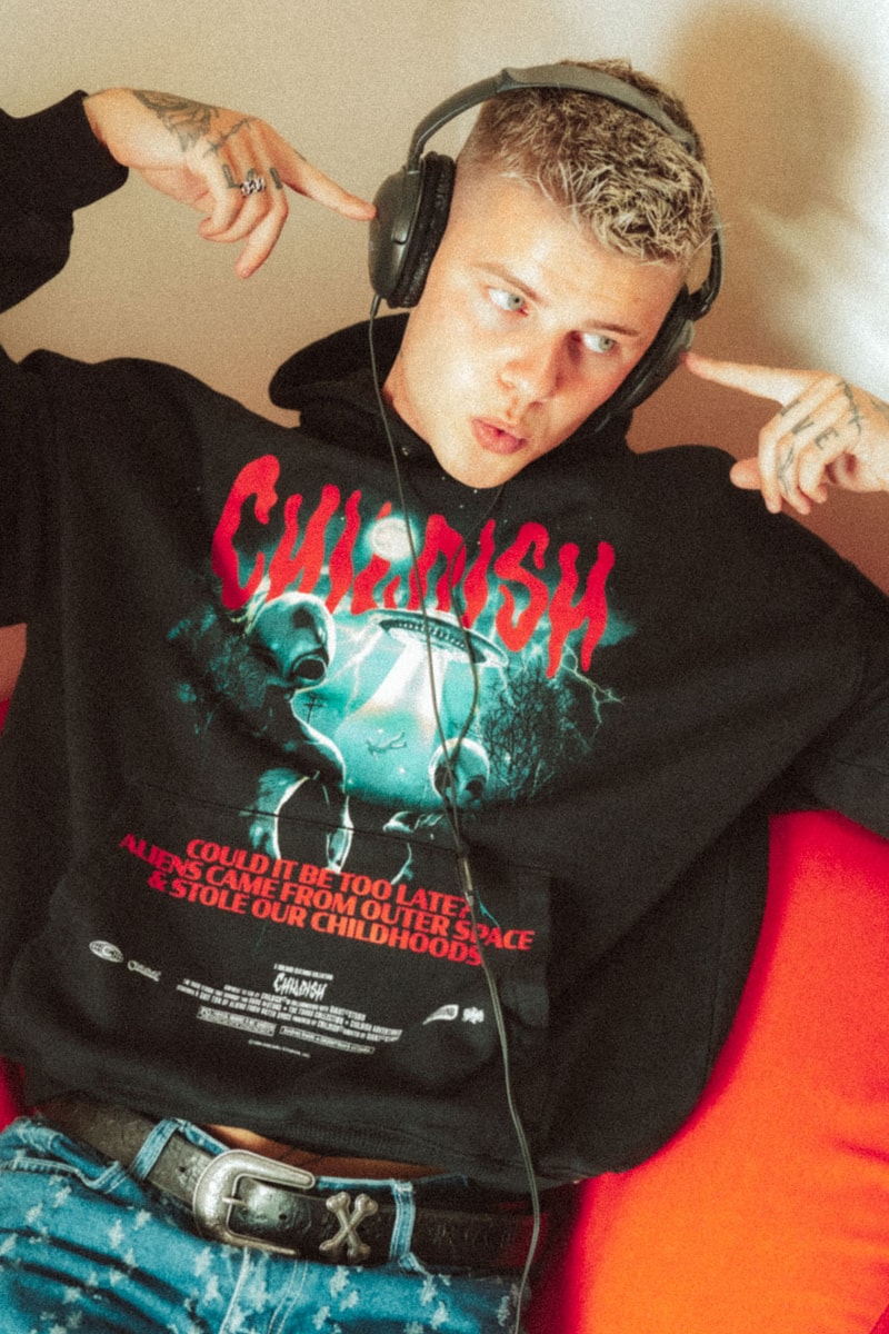 Childish Hoodie Halloween Jay Swingler Romell Henry TGF YouTube KSI Callux Sidemen Fashion Birmingham Style UFO Alien Story