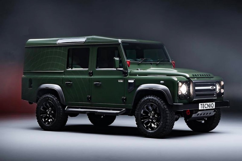 This Chinook-Inspired High Modified 2013 Land Rover Defender Is Heading to Bonham's Goodwood Revival Sale the royal air forces association tecniq