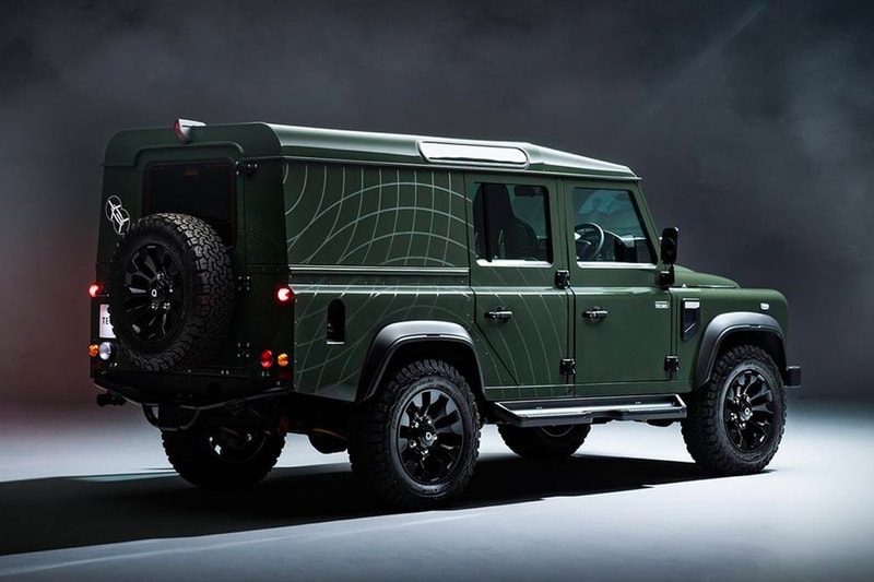 This Chinook-Inspired High Modified 2013 Land Rover Defender Is Heading to Bonham's Goodwood Revival Sale the royal air forces association tecniq