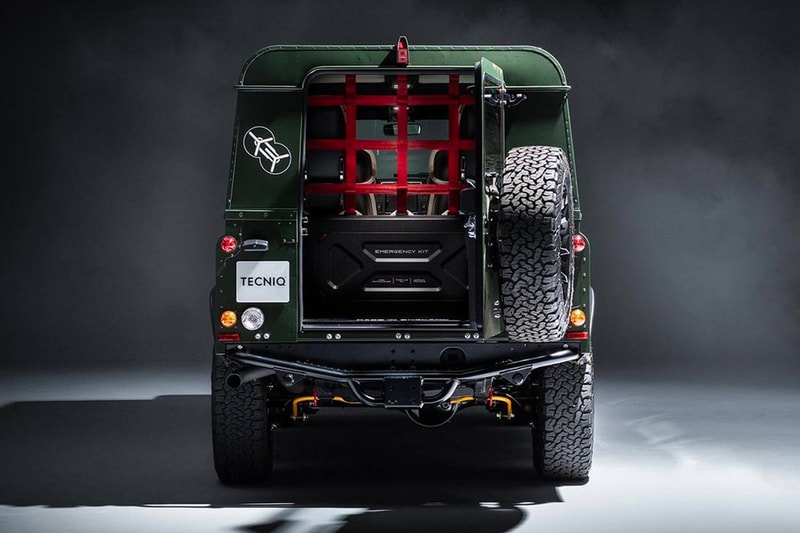 This Chinook-Inspired High Modified 2013 Land Rover Defender Is Heading to Bonham's Goodwood Revival Sale the royal air forces association tecniq