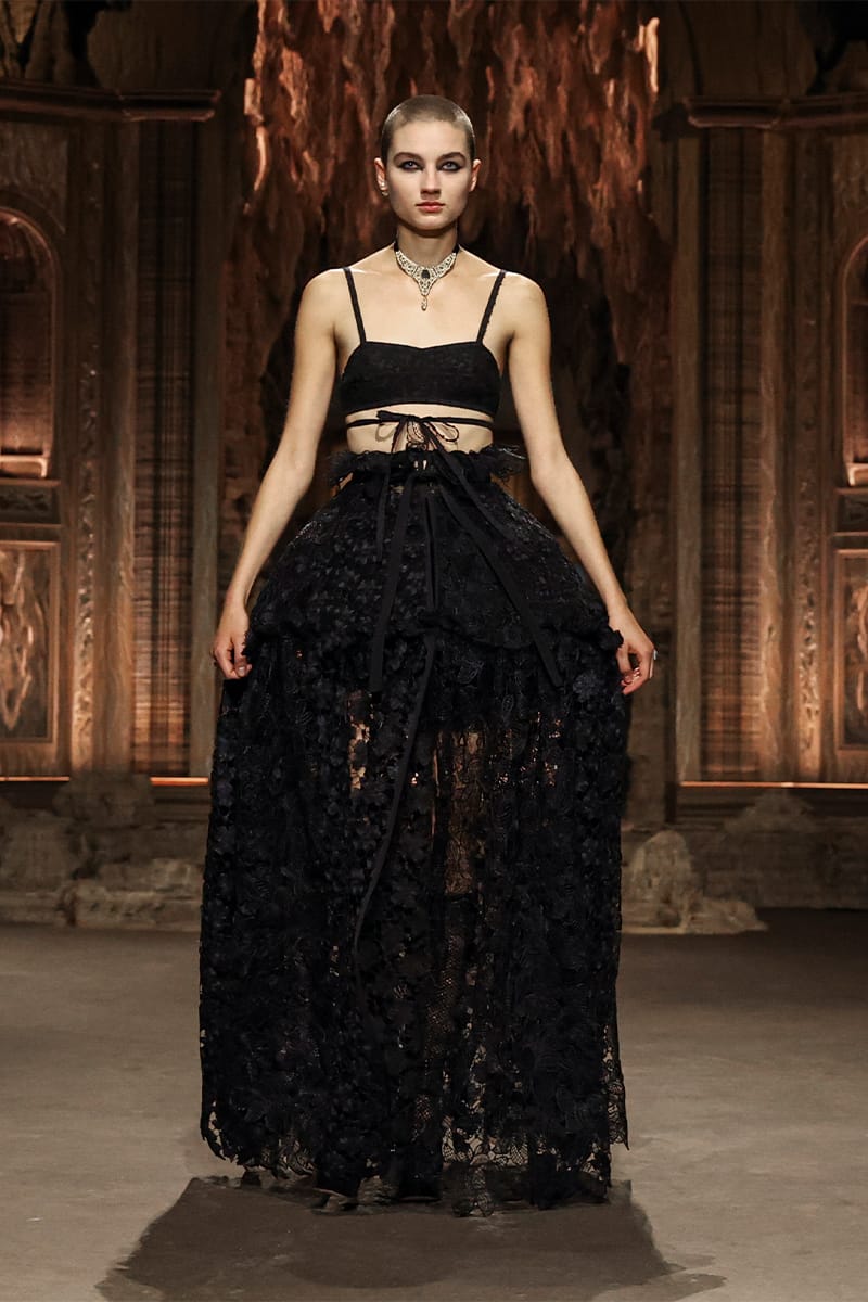 Jenna Ortega wore Black Dior Dress  Gris Dior VIP Party 2023  Digital  Magazine