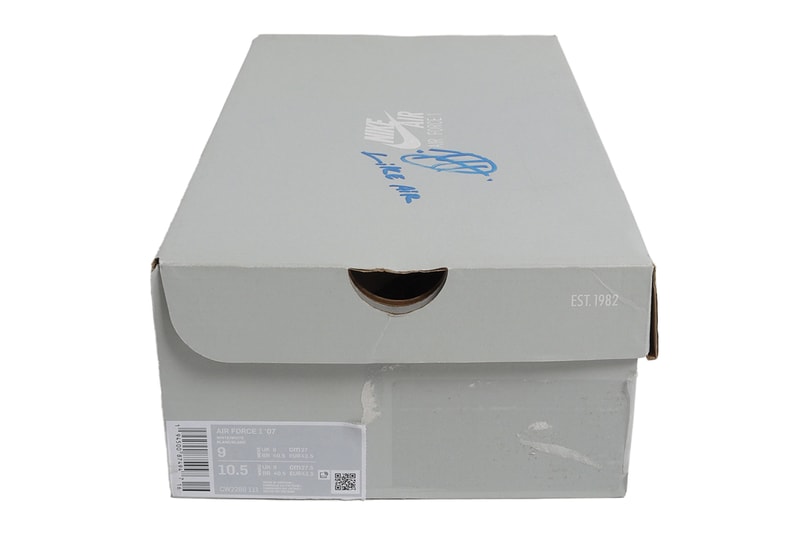 Chrome Hearts Hand Painted Matty Boy Nike Air Force 1 US 9 White Matt DiGiacomo Justin Reed Consignment Sneakers AF1 For Sale
