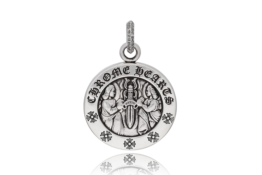 chrome hearts pendants angel medal star of david hamsa hand yin yang 