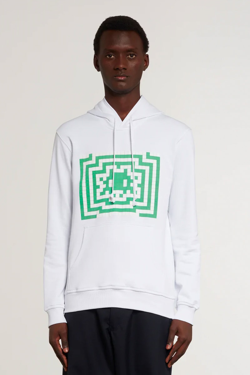 COMME des GARÇONS SHIRT Taps Invader for Colorful Pixelated Pieces Fashion