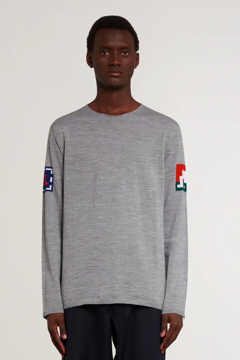 COMME des GARÇONS SHIRT Taps Invader for Colorful Pixelated Pieces Fashion