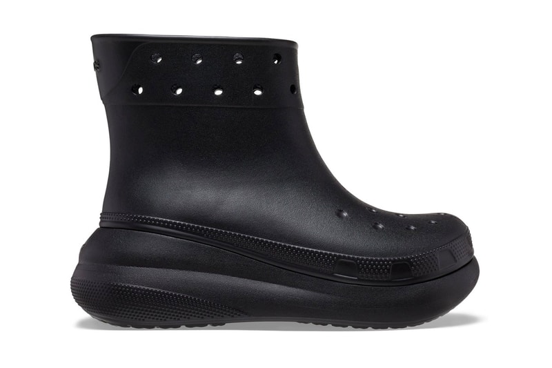 Crocs Crush Boot Balenciaga Copy Dupe Boots Black Bone Grass Green Fuchsia Fun Lemon Release Information