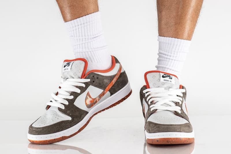 Crushed D c nike SB Dunk Low DH7782-001 On-Feet Photos