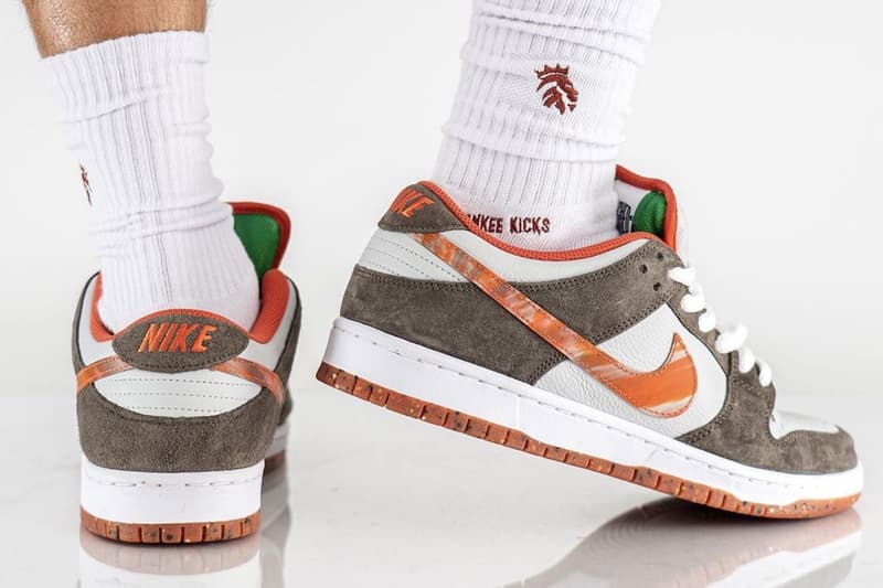 Crushed D c nike SB Dunk Low DH7782-001 On-Feet Photos