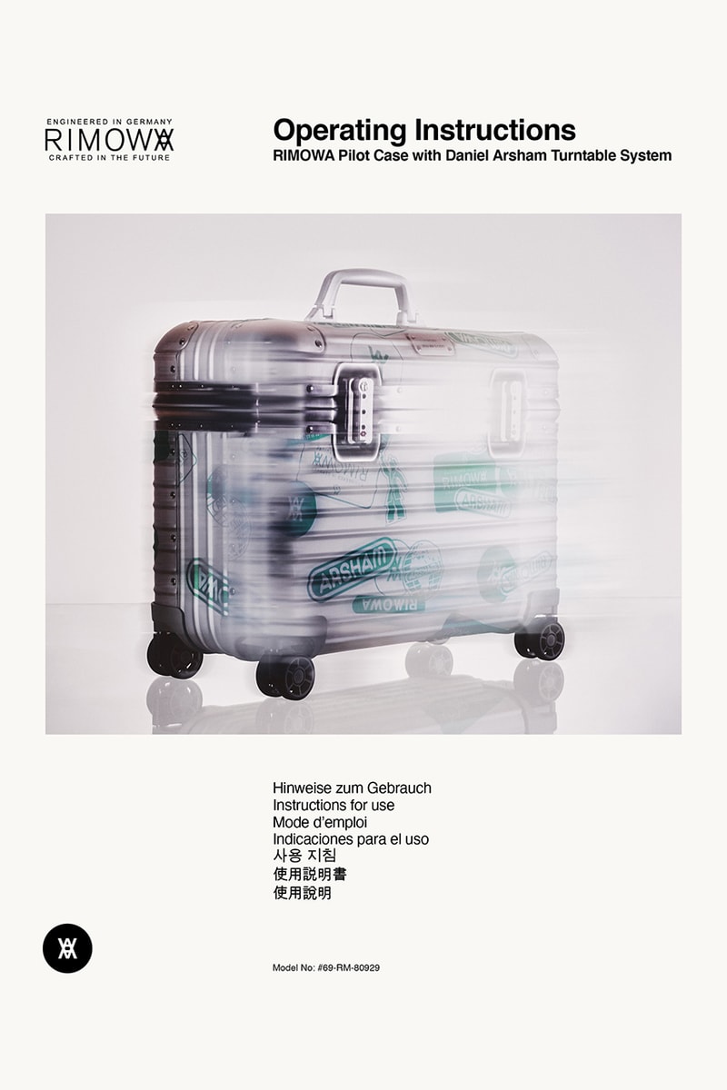 Daniel Arsham x RIMOWA Eroded Pilot Case Collaboration Luggage Art Release Information 