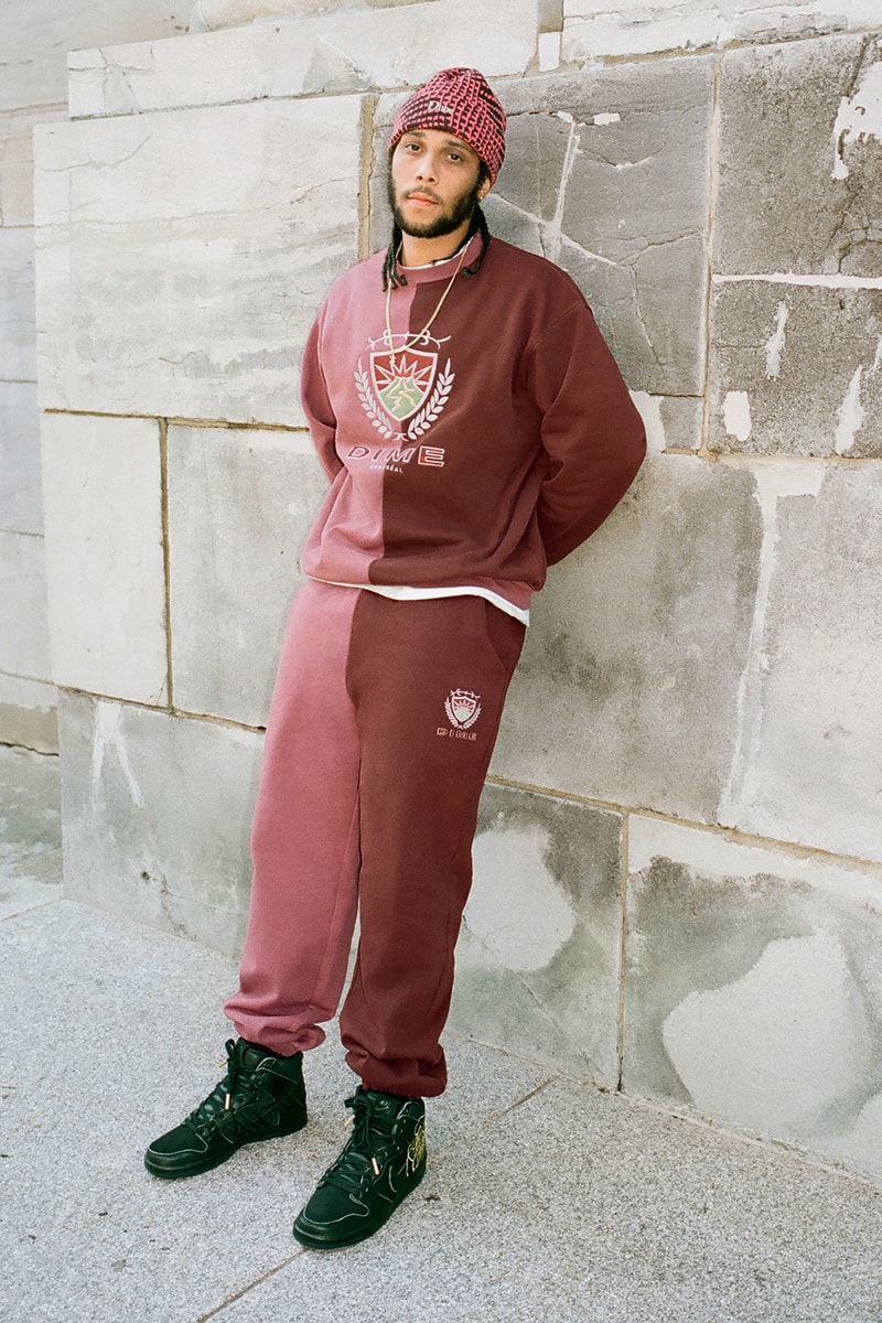 Dime Gears up for the Chilly Fall With Its Second Drop of the Season fall 2022 collection lookbook dime glory challenge skateboarding montreal canadian fleece jackets sweaters saint laurent