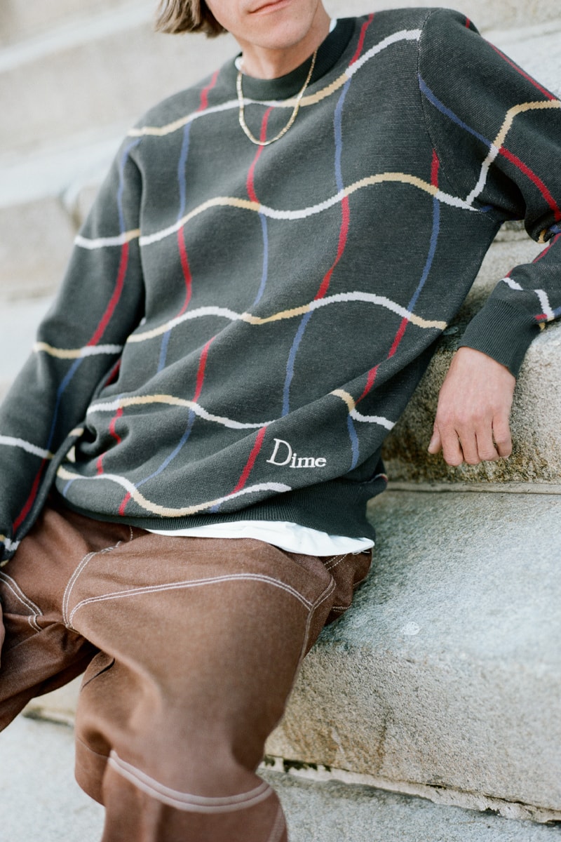 Dime Gears up for the Chilly Fall With Its Second Drop of the Season fall 2022 collection lookbook dime glory challenge skateboarding montreal canadian fleece jackets sweaters saint laurent