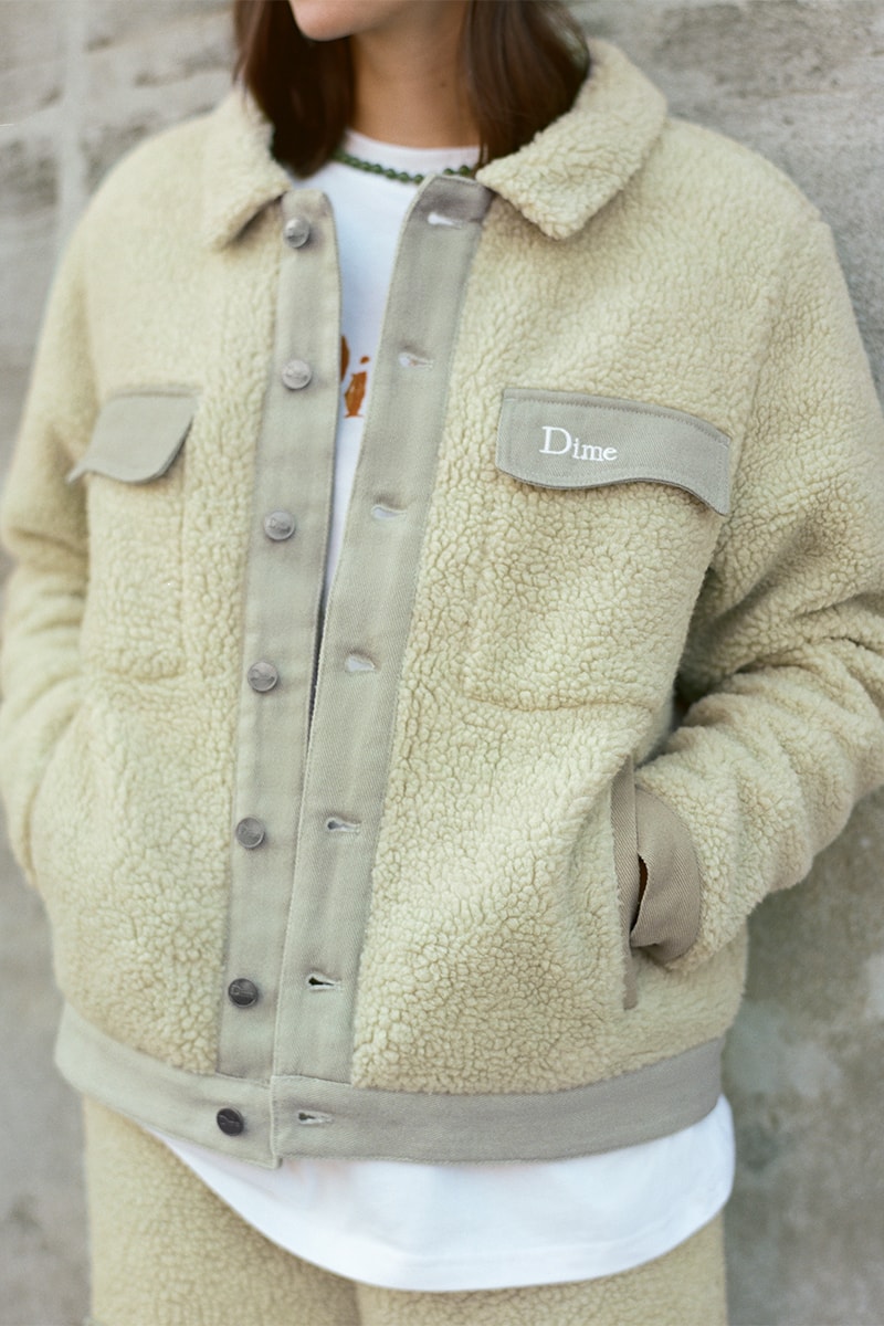 Dime Gears up for the Chilly Fall With Its Second Drop of the Season fall 2022 collection lookbook dime glory challenge skateboarding montreal canadian fleece jackets sweaters saint laurent