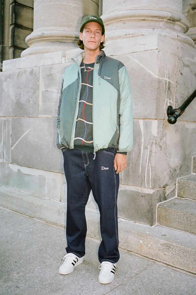 Dime Gears up for the Chilly Fall With Its Second Drop of the Season fall 2022 collection lookbook dime glory challenge skateboarding montreal canadian fleece jackets sweaters saint laurent