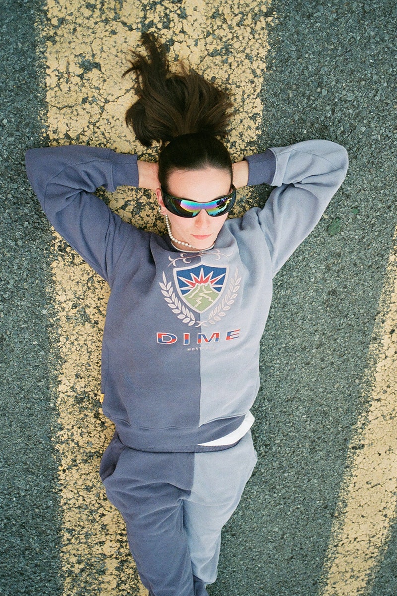 Dime Gears up for the Chilly Fall With Its Second Drop of the Season fall 2022 collection lookbook dime glory challenge skateboarding montreal canadian fleece jackets sweaters saint laurent