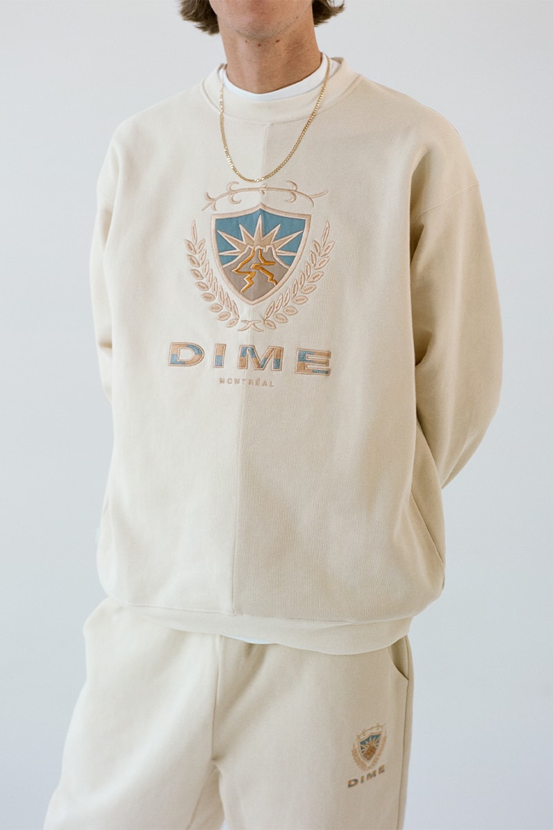 Dime Gears up for the Chilly Fall With Its Second Drop of the Season fall 2022 collection lookbook dime glory challenge skateboarding montreal canadian fleece jackets sweaters saint laurent