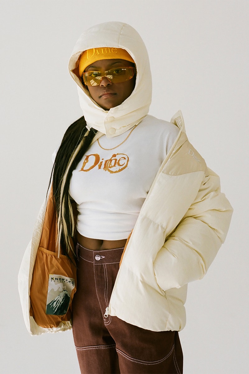 Dime Gears up for the Chilly Fall With Its Second Drop of the Season fall 2022 collection lookbook dime glory challenge skateboarding montreal canadian fleece jackets sweaters saint laurent