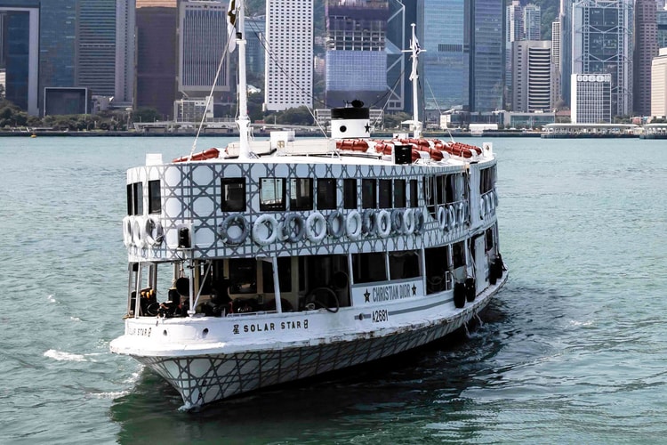 Dior Star Ferry Steamboat Appears in Hong Kong