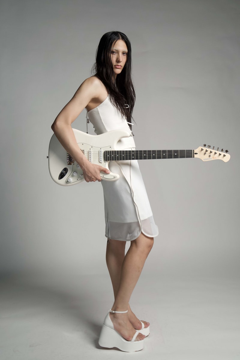 Donner Electric Guitar “DST 152” Seen in PRIVATE POLICY’s SS23 Collection white red blue black