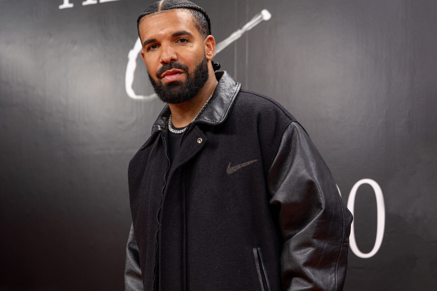Drake Nike Nocta Maxim Awards Show LED Varsity Jacket oregon 