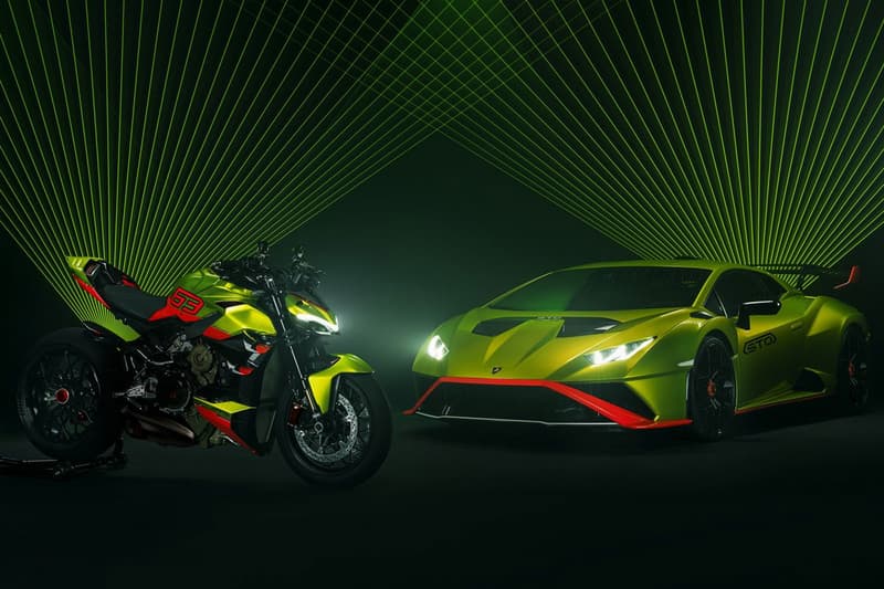 Ducati Lamborghini Street Fighter II V4 huracan sto panigale 23 verde citrea arancio dac limited edition numbered 630 63 release info date price