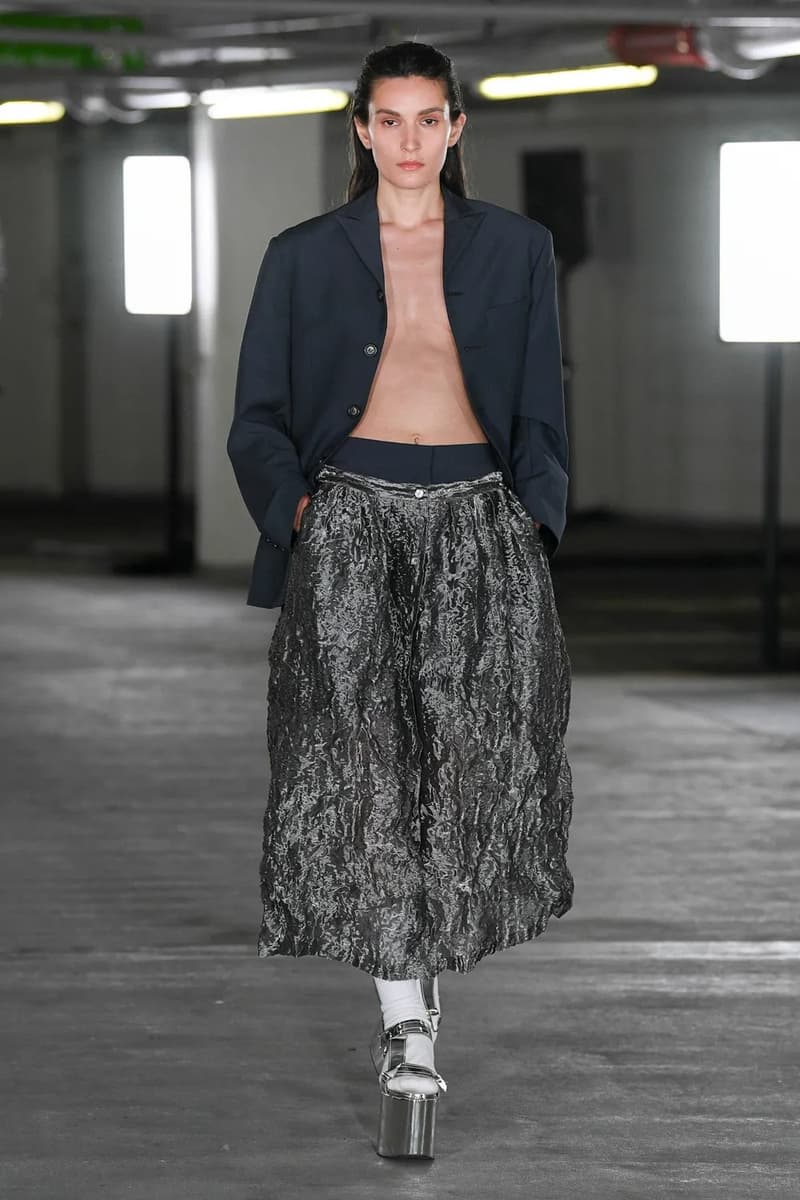 Edward Crutchley Spring Summer 2023 London Fashion Week SS23 Runway Show Hypebeast Review Emerging Designer 