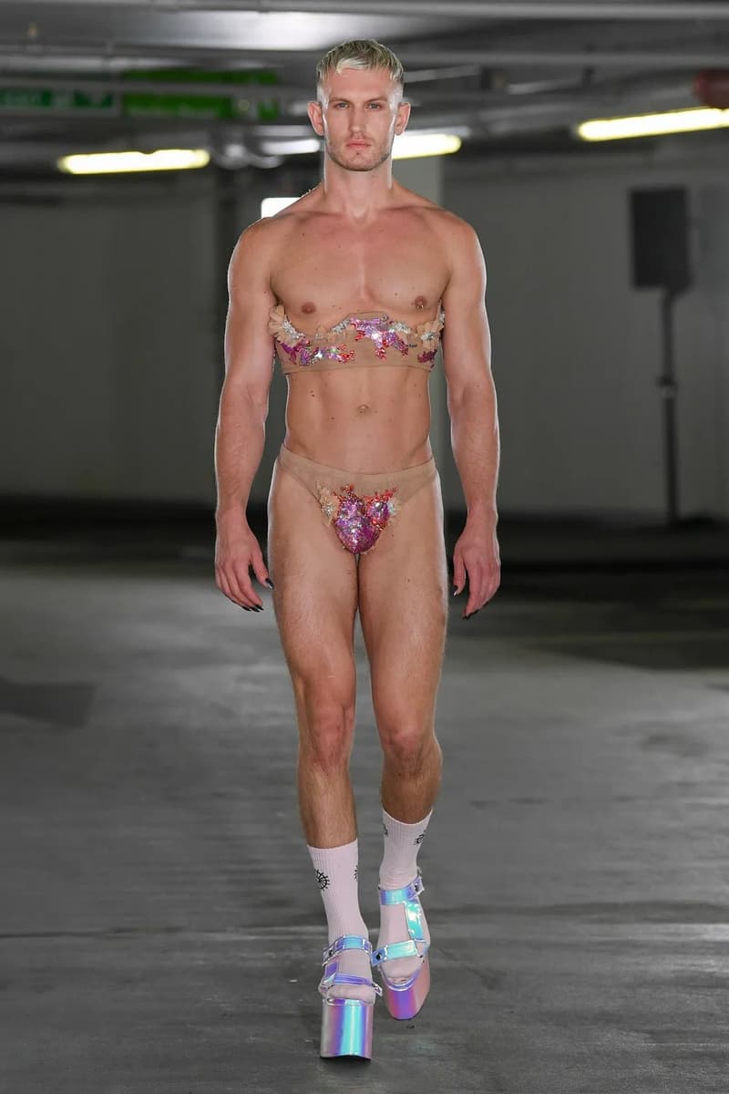 Edward Crutchley Spring Summer 2023 London Fashion Week SS23 Runway Show Hypebeast Review Emerging Designer 